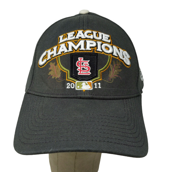 New Era Men's St. Louis Cardinals World Series 2011 Hat Gray OSFM - Picture 1 of 12